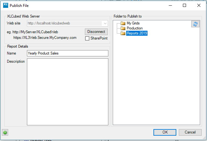 Add to Web favourites dialog